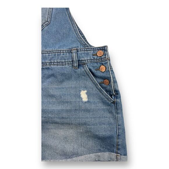 Ci Sono Denim Shortalls Coveralls  Size Extra Large - Picture 2 of 6